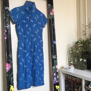 Hand made oriental cocktail dress